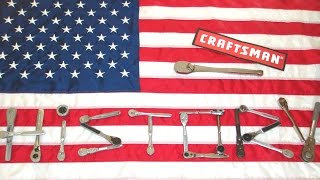 Craftsman Tools  USA History Ratchets Rare to Common [upl. by Ecnatsnoc]