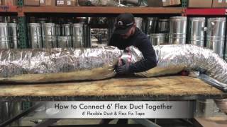 HowTo Connect 6 Flexible Duct  The Duct Shop [upl. by Susejedesoj287]