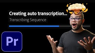 Premiere Pro Speech To Text Auto Transcription Is Blowing My Mind [upl. by Yvan]