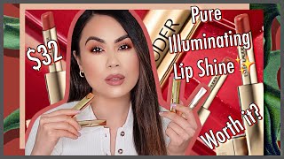 Estee Lauder Pure Color Illuminating Shine Review [upl. by Aushoj]