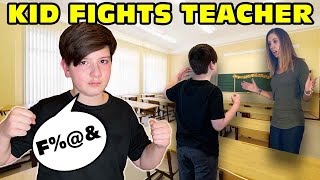 Kid Slaps Teacher During Class  Gets SUSPENDED Original [upl. by Eirrek369]