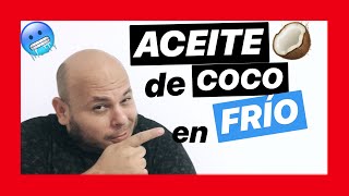 CÓMO HACER ACEITE DE COCO 🥥 En frío PRENSADO [upl. by Nivk]