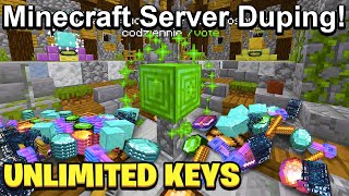 Minecraft Server Unlimited DUPE GLITCH ah book method [upl. by Barcroft]