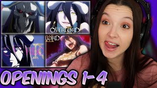 Reacting to OVERLORD Openings 14  FIRST TIME REACTION [upl. by Barrada303]