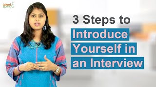 3 Steps to Introduce Yourself in an Interview  Interview Tips  TalentSprint [upl. by Quint]