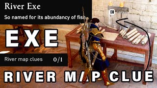 Where to Find RIVER MAP CLUE in River Exe ► Assassins Creed Valhalla [upl. by Ellednek]