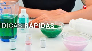 DICAS RÁPIDAS  Como fazer Slime [upl. by Nuhsed59]