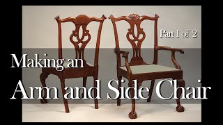 Arm and Side Chair Building Process Part 1 by Doucette and Wolfe Furniture Makers [upl. by Tabby]