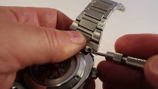 How to install a watch bracelet with tight clearances [upl. by Eanel934]