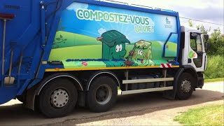 Benne à Ordures bicompartimentée GeesinkNorba MF300  Camion Poubelles Garbage Truck Skraldebil [upl. by Mychal118]