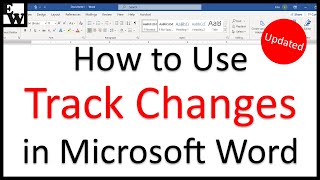 How to Use Track Changes in Microsoft Word [upl. by Ollehcram]