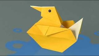 Como fazer um Pato de papel origami [upl. by Asset]