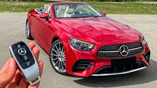 2021 FACELIFT EClass CABRIOLET The Perfect Summer Ride [upl. by Loveridge]