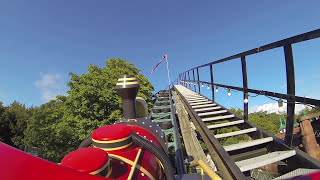 Mine Train Ulven  Bakken  Onride Mounted POV [upl. by Nilson]