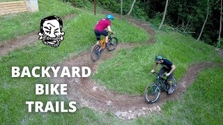 Backyard MTB Trails  Building amp Riding [upl. by Mihalco]