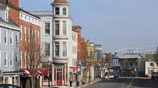 Driving Downtown  Havre de Grace 4K  Maryland USA [upl. by Kidder]