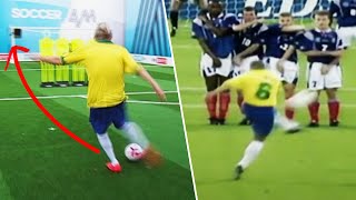 Jimmy Bullard recreates Roberto Carlos INCREDIBLE freekick 💫🔥 [upl. by Ellecram]