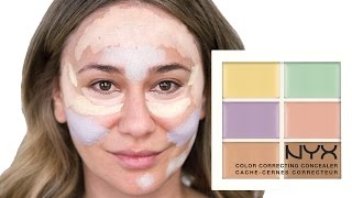 How To Use The NYX Color Correcting Palette  Get a Flawless Look [upl. by Meaghan410]