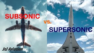 Comparison of Subsonic amp Supersonic Aircraft Shock Waves Designing Commercial Supersonic Aircraft [upl. by Tabor964]