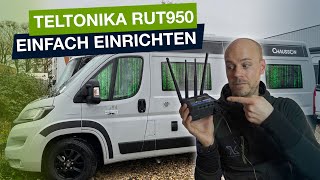 Teltonika RUT950 einrichten  WLAN amp LTE deutsch [upl. by Ynnohj998]