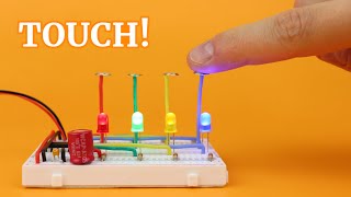 Breadboard capacitive touch sensor tutorial [upl. by Dustan636]