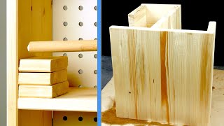 Top 10 Videos – Unbelievably Simple DIY Wood Projects [upl. by Galatia]