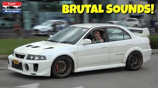 Mitsubishi Lancer Evo Compilation  BRUTAL Sounds [upl. by Garland755]