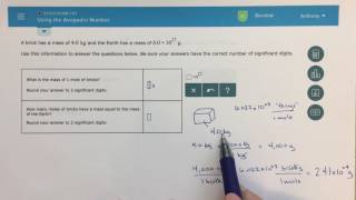 ALEKS  Using the Avogadro Number [upl. by Assitruc506]