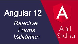 Angular 12 tutorial 37 Reactive form Validations [upl. by Rosalia875]