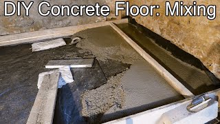 DIY Concrete Floor Pouring Slab 33 [upl. by Ldnek]