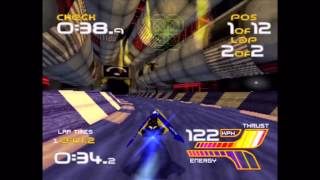 Wipeout XL PS1 Gameplay [upl. by Trotter]