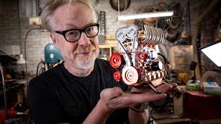 Adam Savages One Day Builds Car Engine Model Kit [upl. by Ahsetal]