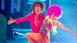 Caroline Flack amp Pasha Kovalev Samba to ‘Le Freak’  Strictly Come Dancing 2014  BBC One [upl. by Leunammi2]