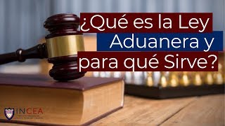 ¿Qué es la Ley Aduanera y para qué Sirve [upl. by Atinrehs600]