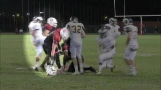 California high school football rivalry turns violent [upl. by Aihsena]