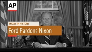 Ford Pardons Nixon  1974  Today in History  8 Sept 16 [upl. by Jandel]