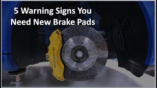 5 Warning Signs You Car Needs New Brake Pads [upl. by Vish928]