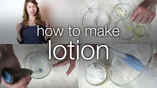 How to Make a Basic DIY Lotion from scratch  Humblebee amp Me [upl. by Ontina]