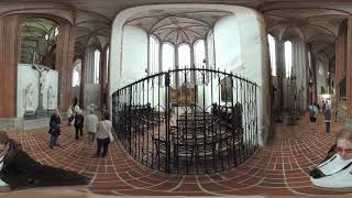 VR 360 Grad Rundgang durch die Marienkirche Lübeck [upl. by Hubsher369]