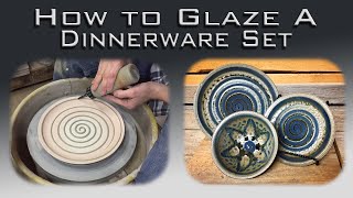 How To Glaze A Dinnerware Set [upl. by Elad]