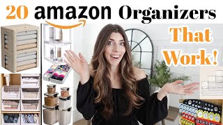 20 AMAZON Home Organization Items You Need That WORK 2023  Whole House Organization Ideas [upl. by Chandra320]