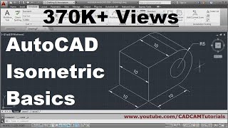 AutoCAD Isometric Drawing Basics [upl. by Gualterio]