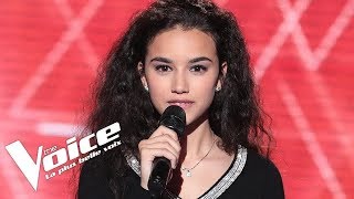 Yves Montand  Les feuilles mortes  Lilya  The Voice France 2018  Blind Audition [upl. by Annasiul]