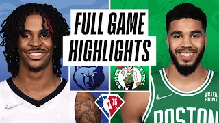 GRIZZLIES at CELTICS  FULL GAME HIGHLIGHTS  March 3 2022 [upl. by Backer]