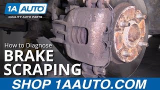 How to Diagnose Brake Noises  Vibrating amp Grinding Brakes [upl. by Ayatnohs460]