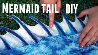 How to make a mermaid tail DIY [upl. by Niccolo]