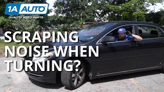 Scraping While Turning How to Inspect Your Car or Truck Brakes [upl. by Kobylak795]