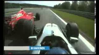 Formula 1 GP Belgio 2000 un sorpasso nella storia il mitico hakkinen [upl. by Halona]