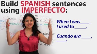 Learn Spanish Tenses Use IMPERFECTO to talk about your past [upl. by Alisia]