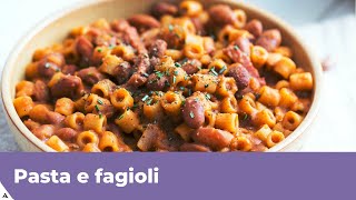 PASTA E FAGIOLI Ricetta classica [upl. by Edward122]